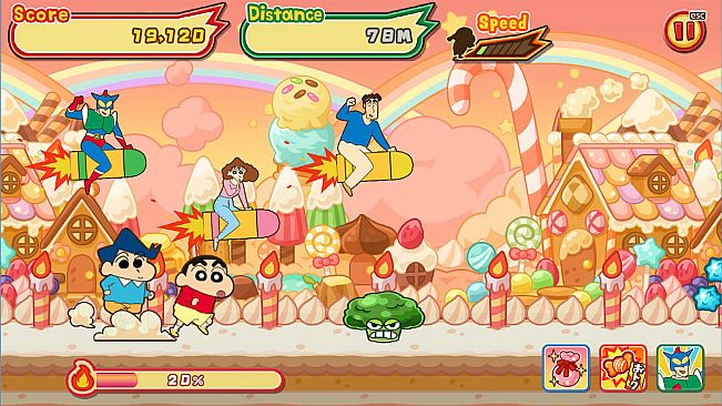CRAYON SHINCHAN The Storm Called! FLAMING KASUKABE RUNNER!!