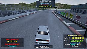 1980s & 90s Style - Retro Track Car Racer