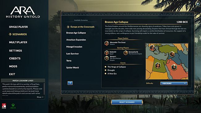 Ara: History Untold - Untold Scenarios 