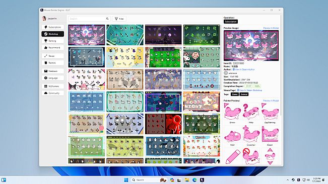 Mouse Pointer Engine