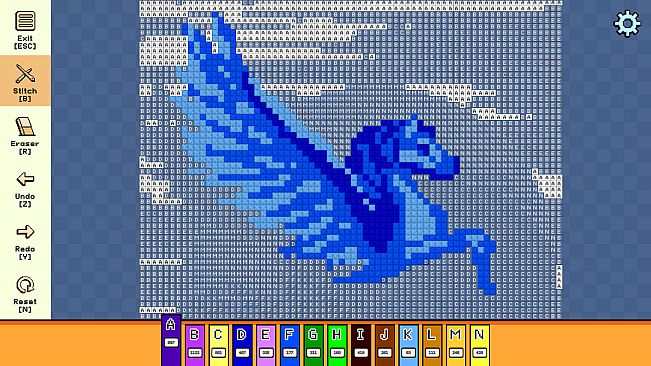 Pixel Cross Stitch - Mythical Monsters Pack