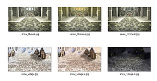 SRPG Studio Snow Background