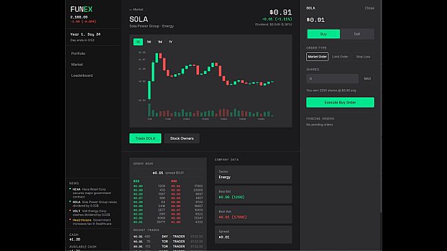 FUNEX: Stock Market Simulator