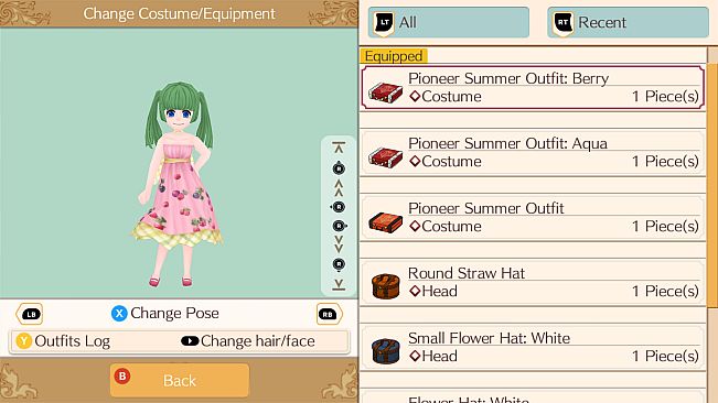 Frontier Summer Clothes Set - WorldNeverland - Daily Life in the Elnea Kingdom - Another Life Adventure