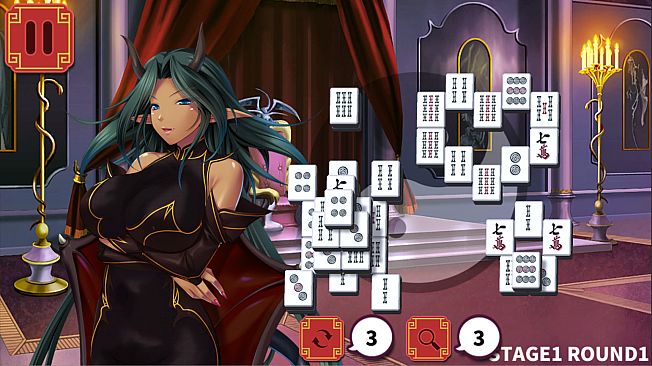 Mahjong Strip Solitaire: Harem Guild