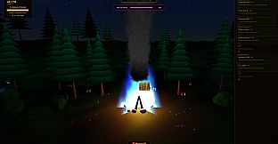 The Throwing Pinecones Into A Campfire Game