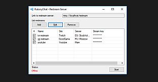 RutonyChat - Restream Server