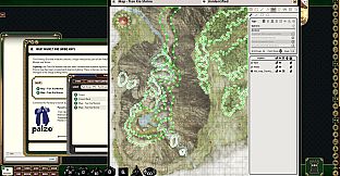 Fantasy Grounds - Pathfinder RPG - Flip-Mat: Night Market & Shrine
