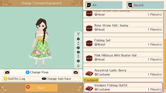Fresh Green Season Attire - WorldNeverland - Daily Life in the Elnea Kingdom - Another Life Adventure