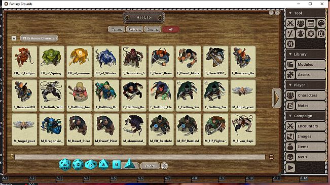 Fantasy Grounds - Devin Night Token Pack 155: Heroic Characters 30