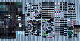 RPG Maker MZ - Winlu Cyberpunk Tileset - Exterior