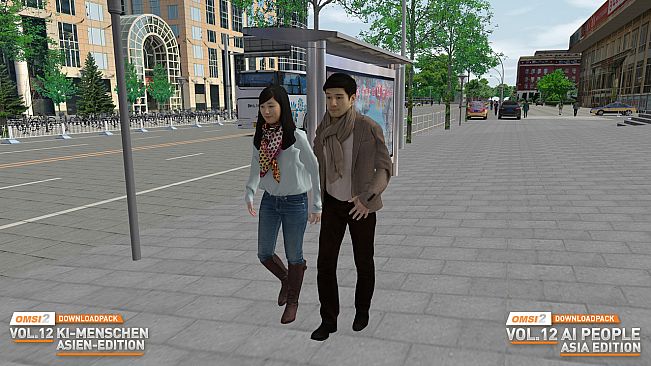 OMSI 2 Add-on Downloadpack Vol. 12 - AI People - Asia Edition