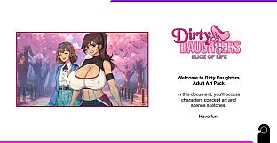 Dirty Daughters: Adult Art Pack