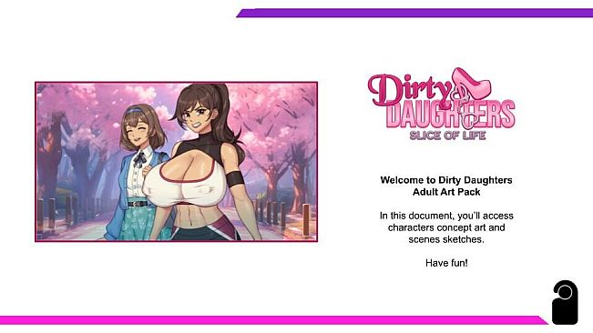 Dirty Daughters: Adult Art Pack