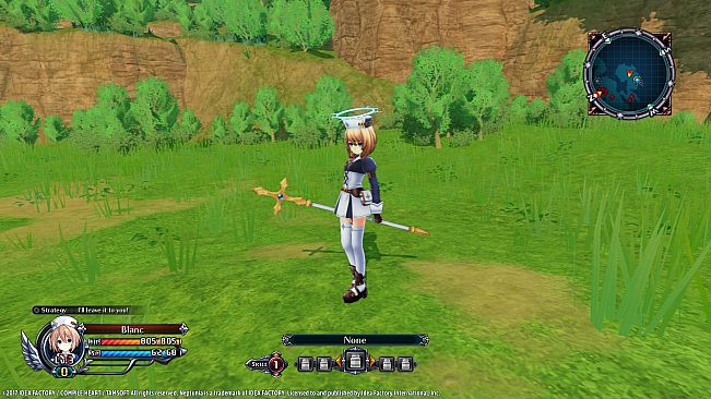 Cyberdimension Neptunia: 4 Goddesses Online - White Heart Angel Ring