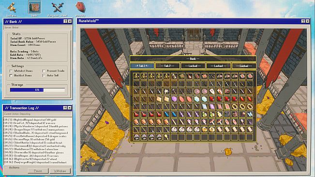 MMO Botfarm Simulator
