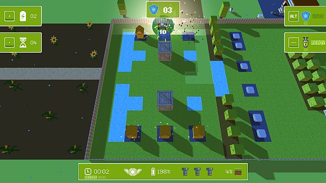 Grass Cutter - Blue Shield