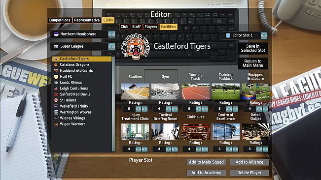 Rugby League Team Manager 2018