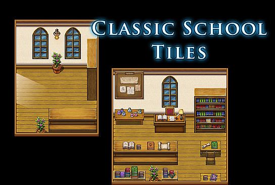 RPG Maker VX Ace - Classic School Tiles