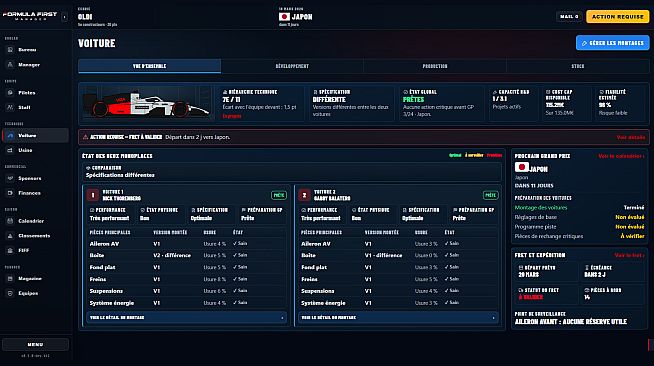 Formula First Manager