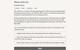 Choice of the Cat