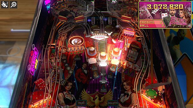 Zaccaria Pinball - Star's Phoenix Deluxe Pinball Table