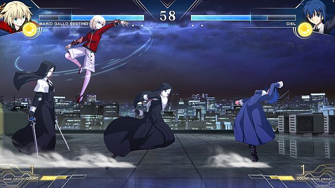 MELTY BLOOD: TYPE LUMINA - Mario Round Announcements