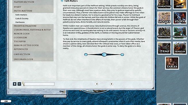 Fantasy Grounds - Hellfrost: Matters of Faith (Savage Worlds)