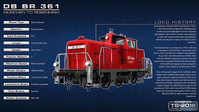 Train Simulator: DB BR 361 Loco Add-On