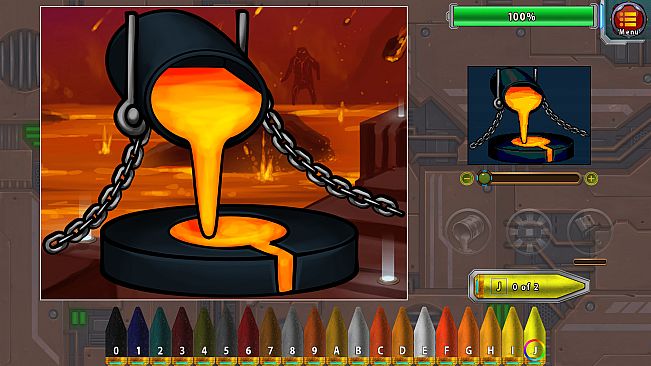 Paint By Numbers - Wolkano Planet