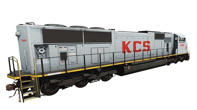 Trainz 2022 DLC - Kansas City Southern - EMD SD70MAC - Grey