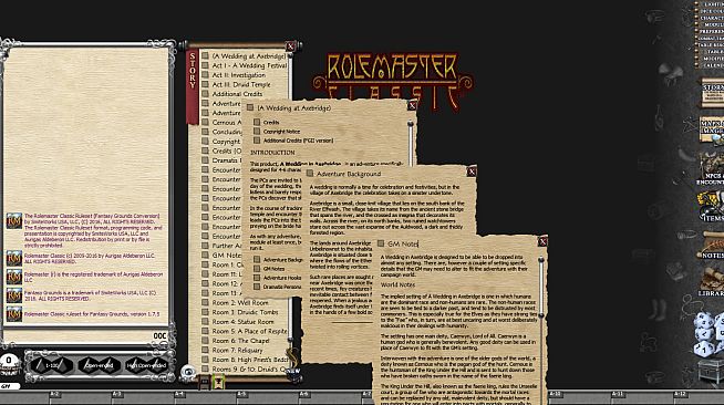 Fantasy Grounds - A Wedding at Axebridge (RMC)