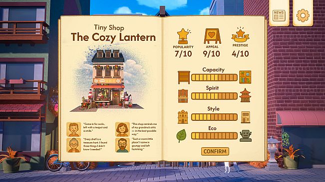 Tiny Shop: make it cozy