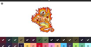 RETRO-PIXEL COLOR PALETTE - NES-55 Palette