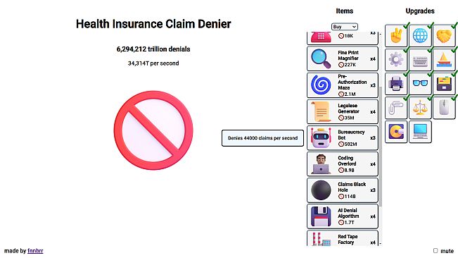 Health Insurance Claim Denier
