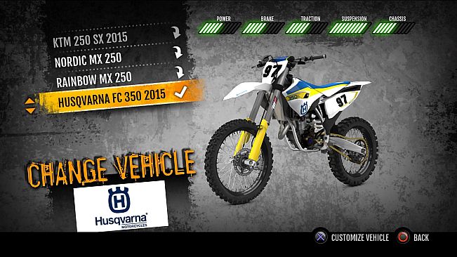 MX vs. ATV Supercross Encore - 2015 Husqvarna FC 350 MX
