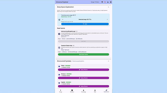 Universe Exploration