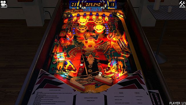 Zaccaria Pinball - Earth Wind Fire Table
