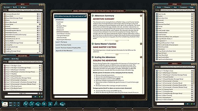 Fantasy Grounds - Fifth Edition Fantasy #32: The Lost Vault of Tsathzar Rho