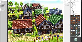 RPG Developer Bakin PixelScapes Town Pack