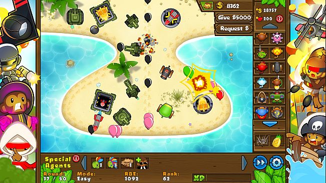 Bloons TD 5 - Military Bomb Tower Skin