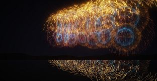 BURST NOIR - Fireworks Simulator