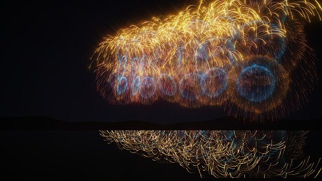 BURST NOIR - Fireworks Simulator