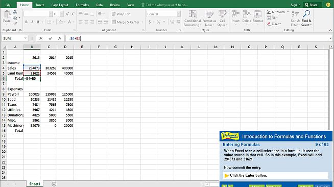 Professor Teaches Excel 2016