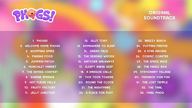 PHOGS! Soundtrack