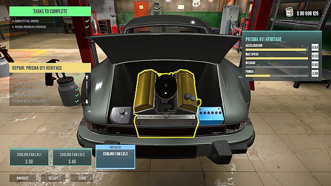 Car Tuning Garage Simulator