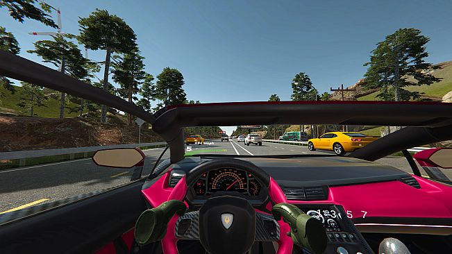 Grand Rush VR Highway Car Traffic Racing Simulator