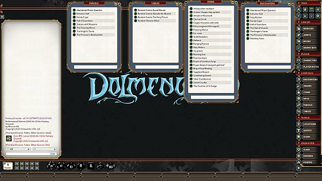 Fantasy Grounds - Dolmenwood - Winter's Daughter