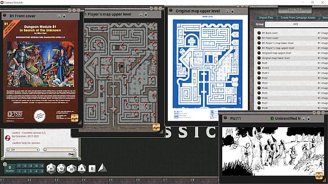 Fantasy Grounds - D&D Classics: B1 In Search of the Unknown (Basic)