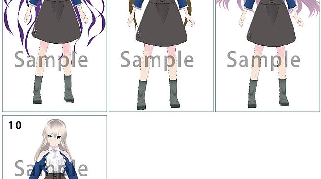 RPG Maker 3D Character Converter - Gee-kun-soft character 11 costume